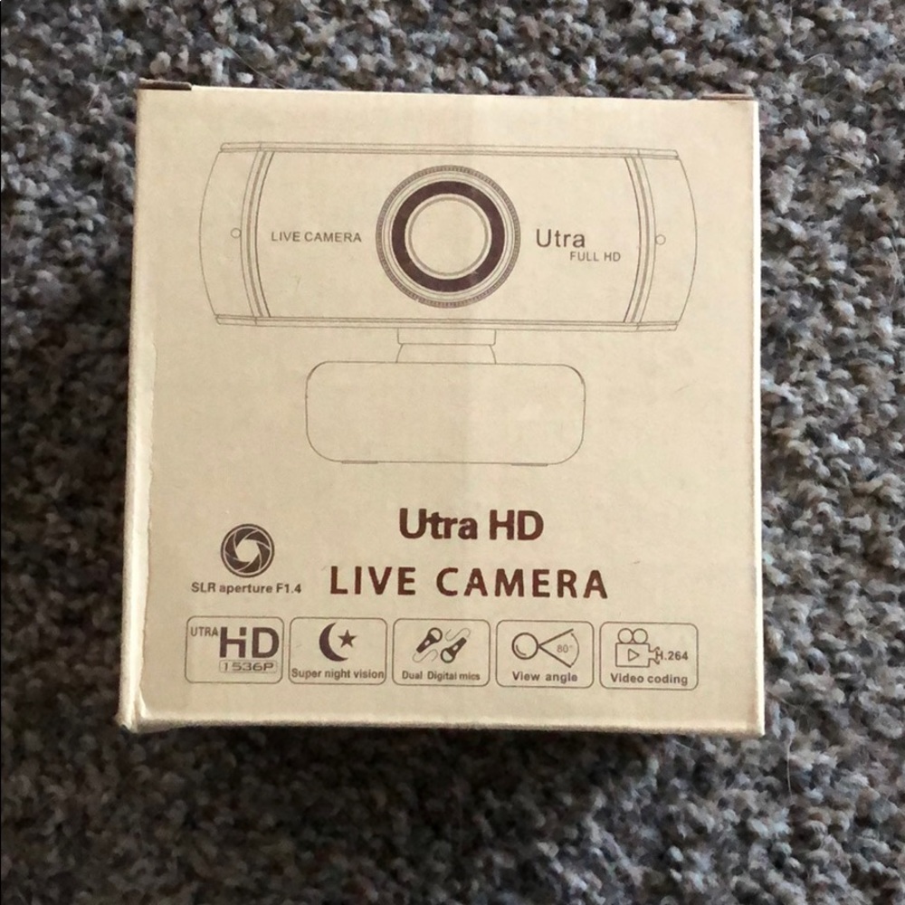Brand new Ultra HD webcam